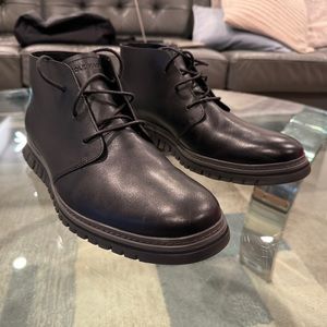 Cole Haan ZERØGRAND Chukka Boot 11.5 M Black C36288 Waterproof